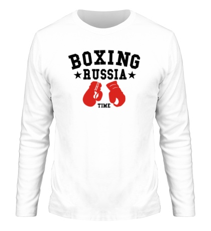 Мужской лонгслив «Boxing Russia Time»