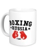 Керамическая кружка «Boxing Russia Time» - Фото 1