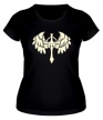 Женская футболка «Крест с крыльями» - Фото 1