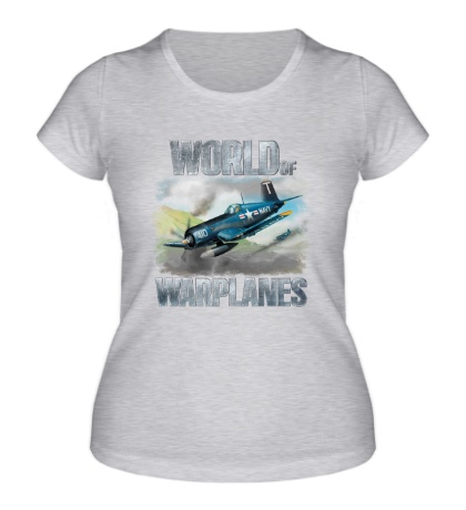 Женская футболка World of Warplanes Poster