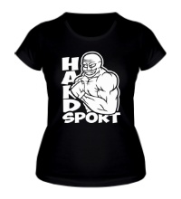 Женская футболка Hard sport