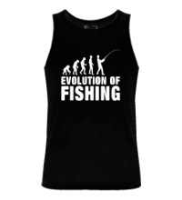 Мужская майка Evolution of Fishing