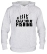 Толстовка с капюшоном «Evolution of Fishing» - Фото 1