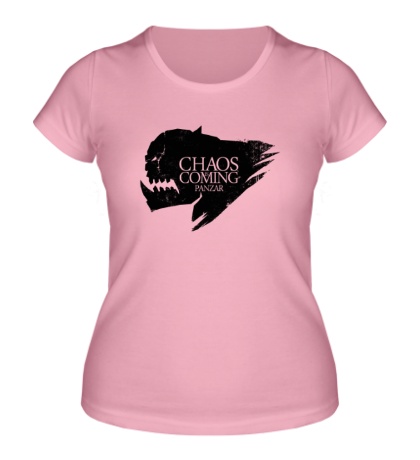 Женская футболка Ghaos is coming panzar