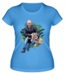 Женская футболка «Путин и леопард» - Фото 1