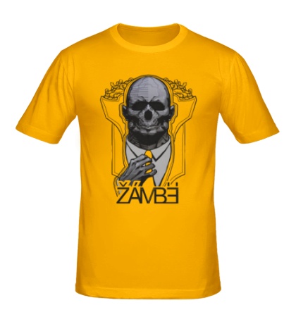 Мужская футболка «Зомби в костюме»