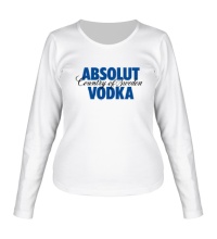 Женский лонгслив Absolut Vodka