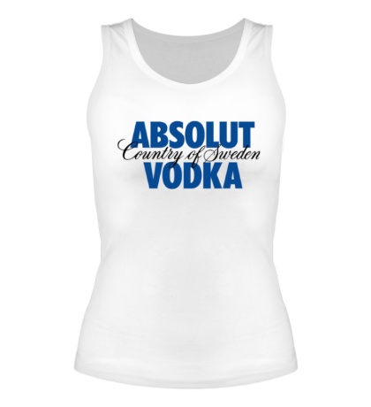 Женская майка Absolut Vodka