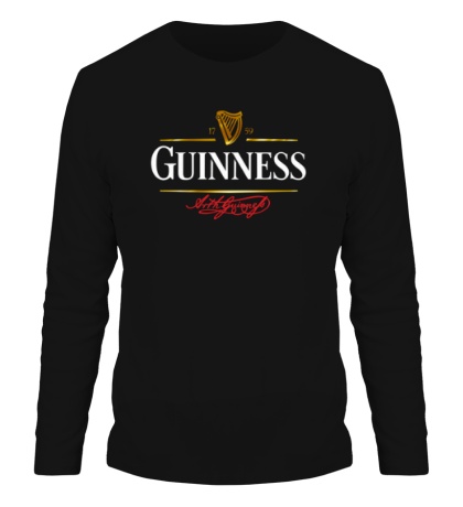 Мужской лонгслив «Guinness Beer»