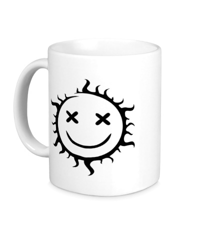 Керамическая кружка «Позитивное солнце»