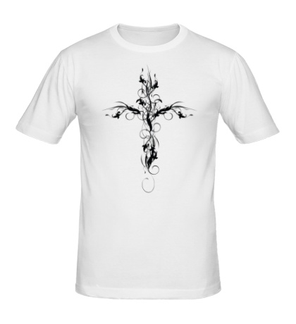 Мужская футболка «Ажурный крест»