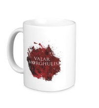 Керамическая кружка Valar Morghulis: blood stain