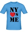 Мужская футболка «NY Loves Me» - Фото 1