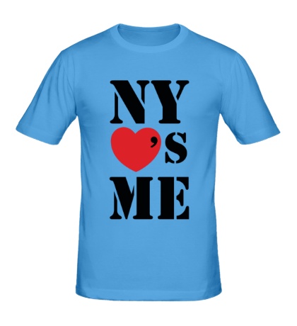 Мужская футболка NY Loves Me