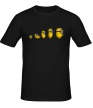 Мужская футболка «Эволюция Миньона» - Фото 1