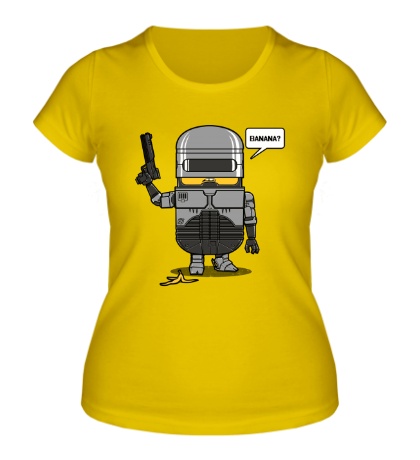 Женская футболка Робокоп миньон