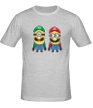 Мужская футболка «Миньоны Марио» - Фото 1