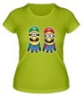 Женская футболка «Миньоны Марио» - Фото 1