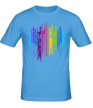 Мужская футболка «Цвет, это музыка» - Фото 1