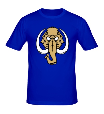 Мужская футболка Голова мамонта