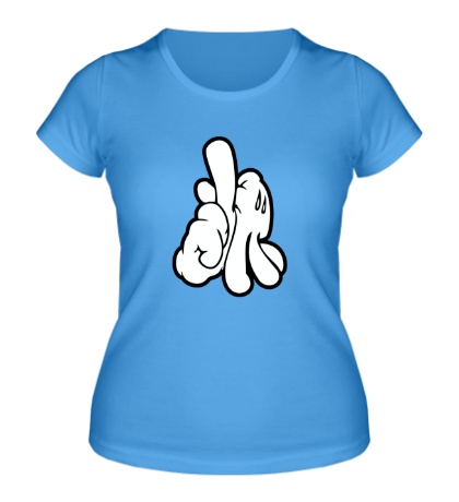 Женская футболка Mickey Hands