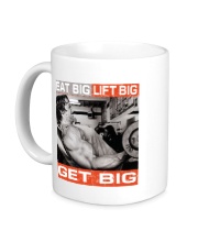 Керамическая кружка Eat-Lift-Get Big