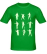 Мужская футболка «Движения зомби, свет» - Фото 1