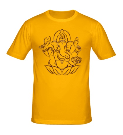 Мужская футболка «Индийский слон»