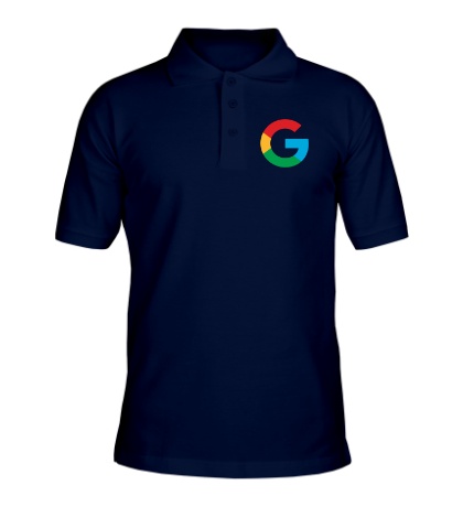 Рубашка поло «Google 2015 big logo»