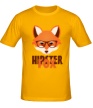 Мужская футболка «Hipster fox» - Фото 1