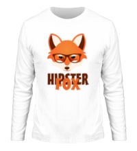 Мужской лонгслив Hipster fox