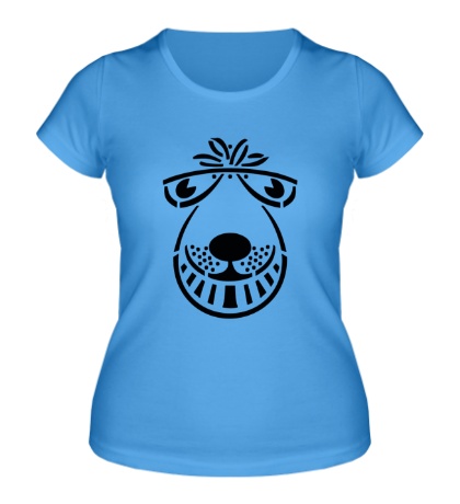 Женская футболка Морда собаки