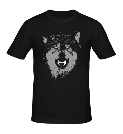 Мужская футболка Ночной волк