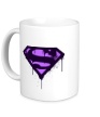 Керамическая кружка «Superman Purple» - Фото 1
