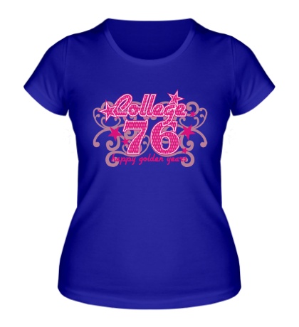 Женская футболка College 76