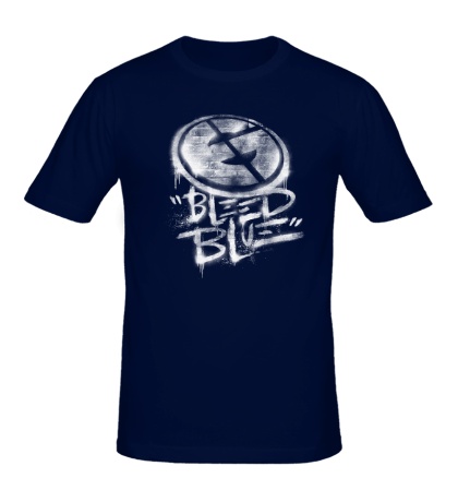 Мужская футболка «Bleed Blue Light»