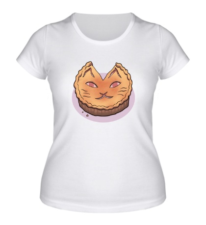 Женская футболка «Кот-пирог»