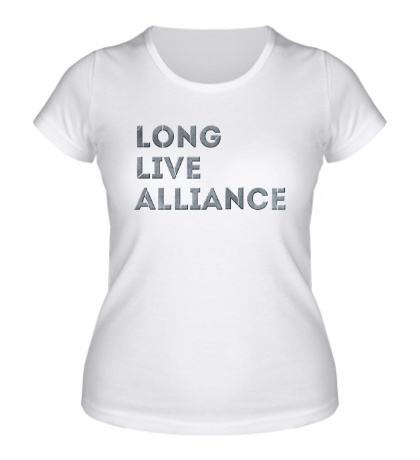 Женская футболка Long Life Alliance