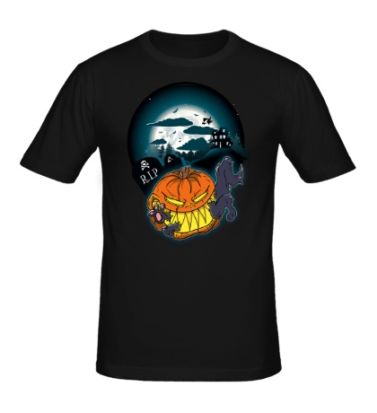 Мужская футболка «Halloween Snack»