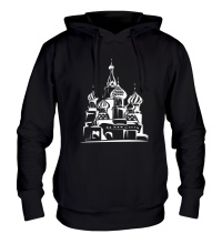 Толстовка с капюшоном Храм Василия Блаженного