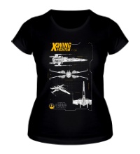 Женская футболка X-Wing Fighter