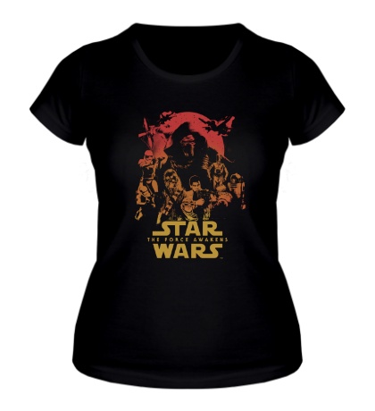 Женская футболка «Force Awakens Poster»