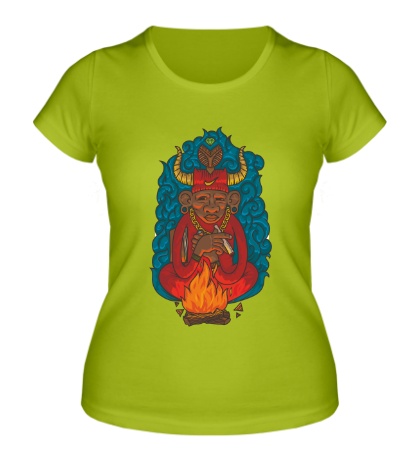 Женская футболка Огненный шаман