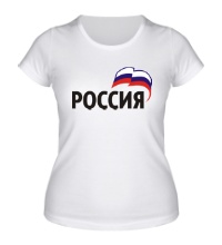 Женская футболка Наша Россия