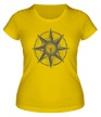 Женская футболка «Морской компас» - Фото 1