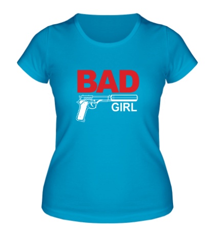 Женская футболка «Bad Girl, для нее»