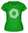Женская футболка «Кельтское плетение» - Фото 1