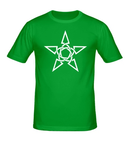 Мужская футболка Кельтская тату-звезда