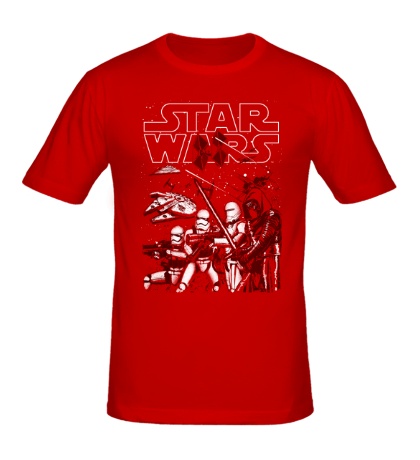 Мужская футболка «Star Wars: Fight»
