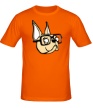 Мужская футболка «Пёс в очках» - Фото 1